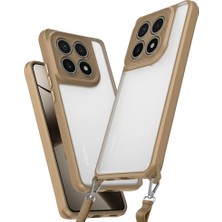 Trend Kapında Xiaomi Mi 14T Pro Kılıf Penta Silikon Kılıf - Çöl Titanyum