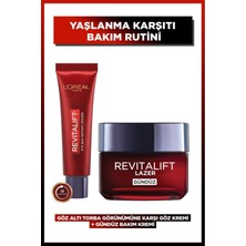 Belirtilmemiş Revitalift Lazer Eyebag Göz Altı Torbalarına Karşı Göz Kremi + Yaşlanma Karşıtı Gündüz Kremi