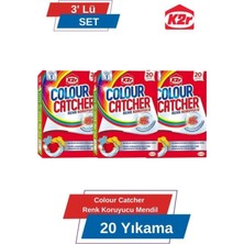 Belirtilmemiş Renk Koruyucu Mendil 20'li 3'lü Set 60 Yıkama