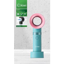 Kiwi KFAN-7610 Şarjlı Ultra Sessiz Pervanesiz USB Vantilatör 10 W Taşınabilir El Fanı