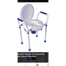 HERDEGEN 500431 Clipper Yükseklik Ayarlı  Kapaklı  Klozet Yükseltici