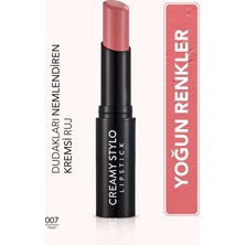 Belirtilmemiş Semi-Gloss Stick Lipstick (Pastel Pink) - Creamy Stylo Lipstick - 007 Pinky - 8682536013673