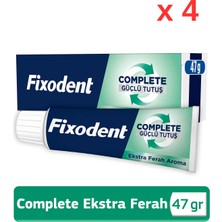Belirtilmemiş Complete Ekstra Ferah Diş Protezi Yapıştırıcı Krem 47G - 4 Adet