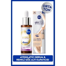 Belirtilmemiş LUMINOUS630 Skin Glow Serum 30ML ve Cellular Filler Cushion Renkli Göz Bakım Kremi 15ML, Orta Ton