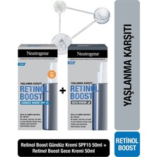 Belirtilmemiş Retinol Boost Kırışıklık Karşıtı Gündüz Kremi Antiaging + Retinol Boost Gece Kremi Antiaging