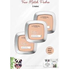 Belirtilmemiş 3 Adet Loreal Paris True Match Pudra 1.r-1.c Rose Ivory ve Rosıe
