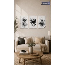 Sihirli Tahta Statik Tutunma Özellikli Tablo - Poster Çiçek (Model- 93)
