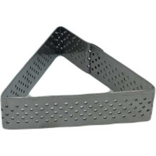 Delikli Tart Kalıbı Üçgen-6 ad-9x9x9 cm