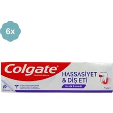 Belirtilmemiş Diş Macunu Hassasiyet & Diş Eti 75 ml X6 Adet