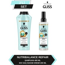 Belirtilmemiş Nutribalance Repair Saç Dökülmesine Karşı Şampuan 400 ml ve Durulanmayan Sıvı Saç Kremi 200 ml