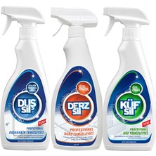 Belirtilmemiş Duşakabin Temizleyici + Derzsil Derz Temizleyici + Küfsil Küf Temizleyici Banyo Temizlik Seti