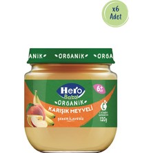 Belirtilmemiş Organik Karışık Meyveli Püresi 120 gr x 6 Adet
