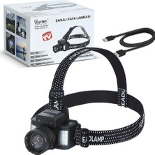 Trend Kapında Sensörlü Cree Tg LED Şarjlı Kafa Lambası WT-625