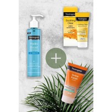 Belirtilmemiş Sivilce Karşıtı Pürüzsüzleştirici Peeling + Hydro Boost Water Gel + Soothing Clear Köpük 150 ml