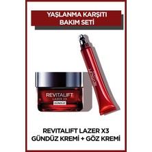 Belirtilmemiş Revitalift Lazer X3 Skin Brightening Eye Cream 15 ml + Day Cream 50 ml DEMBA2561