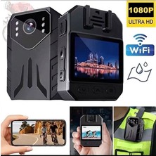 MMctech Yaka Kamerası Full 4K Wifi Body Kamera  Su Geçirmez Aksiyon Kamera HDMI ve LCD Ekran Özellikleri