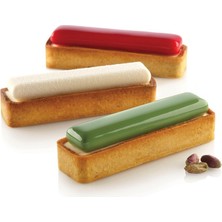 Delikli Tart Kalıbı Dikdörtgen-5 Ad-14x4x2 cm