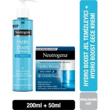 Belirtilmemiş Hydro Boost Water Gel Temizleyici 200 ml + Nemlendirici Gece Kremi 50 ml