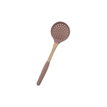Cooker Bambu Saplı Silikon Kevgir Boy34 cm CKR2319  Pembe Renk