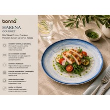 Bonna Harena Gourmet Düz Tabak 21 cm