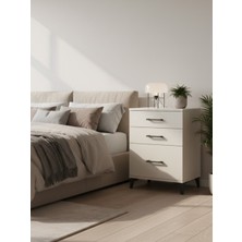 Arges Komodin 4 Çekmeceli 60X30X96 Aytaşı-Aytaşı