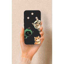 Vip Case Honor Magic 8 Lite Uyumlu Kedi Ekibi Desenli Silikon Kılıf