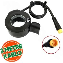 Motobisavm Gaz Kolu E Bike Parmak Model - 2 Metre Kablo