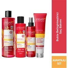 Belirtilmemiş Hibiscus & Shea Butter Kıvırcık ve Dalgalı Saçlara Özel Bukle Belirginleştirici Saç Bakım Seti 4'lü