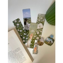 Tiny Stories TR Papatya Temalı Kitap Ayracı Seti/ 3 Adet Mıknatıslı & 4 Adet Uzun Ayraç