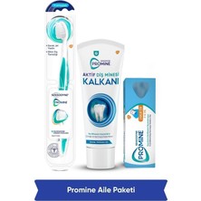 Belirtilmemiş Promine Aile Diş Macunu Paketi - Diş Macunu & Diş Fırçası & Çocuk Diş Macunu