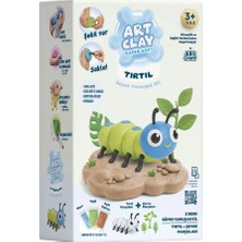Art Craft Tırtıl - Art Clay Minik Canlılar Süper Hafif Kil