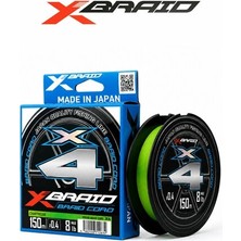 Ygk X035 Braıd Cord Pe X4 150M 3,6kg 0.104 Fluo Green