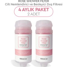 Bibimcos Rose Shower Filter - Gül Özlü Duş Filtresi 2\'li (4 Aylık Paket)