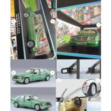 Oyuncak Sahili Mercedes Manda Kasa 320SEL 1:24 Yeşil Diecast Metal Araba Koleksıyon S320L Ses Işık W140