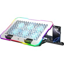 Gameagle 6 Fanlı Sessiz Profesyonel Soğutma Standı - Rgb Gaming Notebook Soğutucu, 9-17.3 Inç Uyumlu