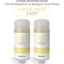 Bibimcos Lemon Shower Filter - Limon Özlü Duş Filtresi 2\'li (4 Aylık Paket)