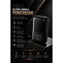 teknokutum 10.000 Mah 2A Dahili Kablolu Powerbank