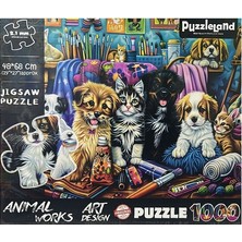 Kidsan 1000 Parça Sevimli Dostlar Puzzle 2029