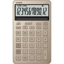 Casio JW-200DQ-GD12 Hane Parlak Altın Masa Üstü Hesap Makinesi