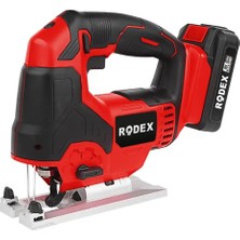 Rodex RDX3612 Akülü Dekupaj Testere 20V - 2.0A Li-Ion Çift Batarya