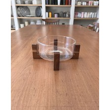 Marys Concept Akasya Standlı Cam Kase 17 cm