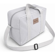 Wallery Bags Isı Yalıtımlı Su Geçirmez Kumaş Termal Yemek Çantası Mama Termos Taşıma Çantası
