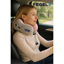 Fegel Fg-01 Seyahat Tipi Masajlı Boyun Yastığı