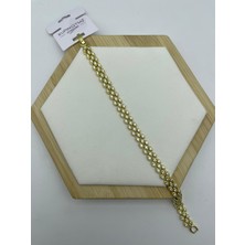 Biju Ymz Xuping Ymz Taşlı Gold Çelik Bileklik - 26YMZB32