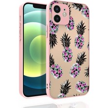 Zore iPhone 12 Kılıf Desenli Kamera Korumalı Parlak Nvth Nora Kapak-No1