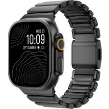 Watch Ultra 49MM Zore KRD-149 Titanyum Silikon Kordon - Siyah
