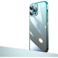 Zore Apple iPhone 14 Pro Kılıf Parlak Renk Geçişli Kamera Korumalı Nvth Senkron Kapak-Mavi-Siyah