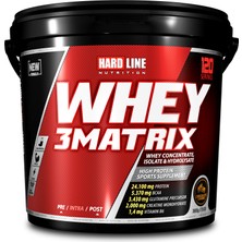 Hardline Nutrition Hardline Whey 3 Matrix Protein Tozu 3600 gr Çikolata Aromalı