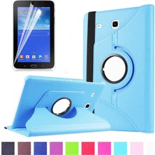 Zore Galaxy Tab 3 Lite 7.0 T110  Uyumlu Nvth Dönebilen Standlı Kılıf-Mavi