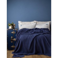 Apricitas Home Yelken Indigo Çift Kişilik Exclusive Pike Takımı